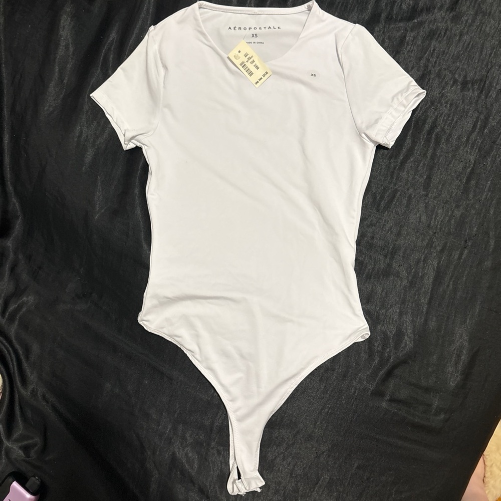 Aeropostale Classic White Bodysuit XS